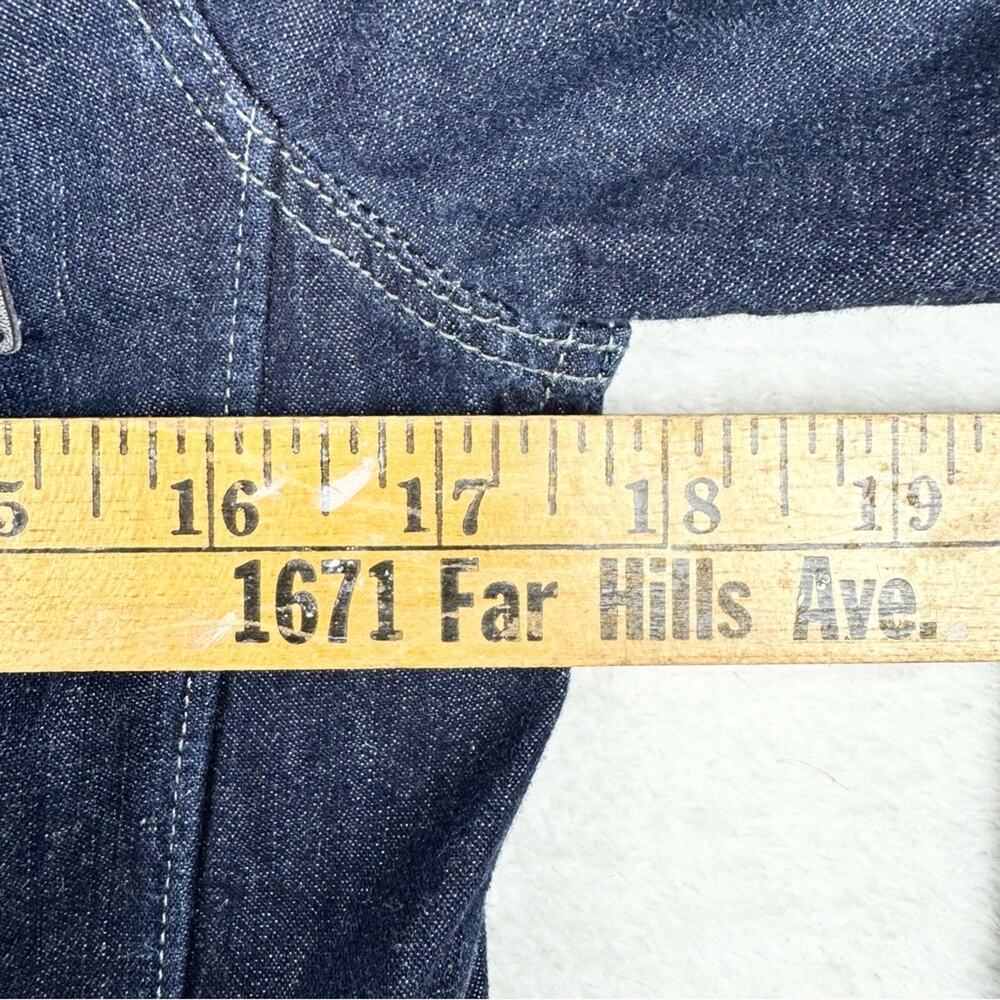 G-Star Raw Hunter‎ 5620 Straight Shirt Lightweight Dark Denim Button Down Size S - Picture 13 of 15